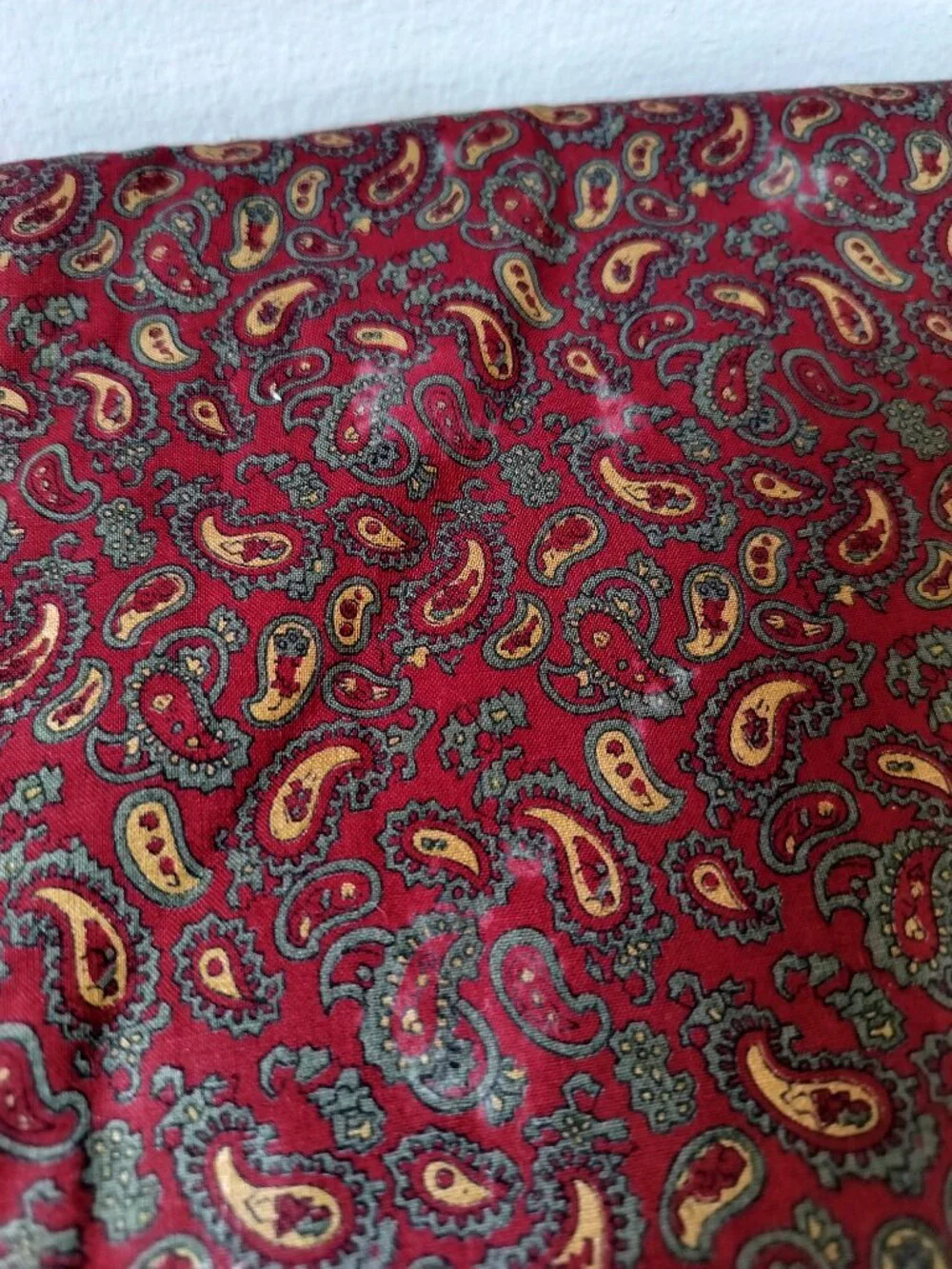 Vintage Fabric - Maroon Paisley